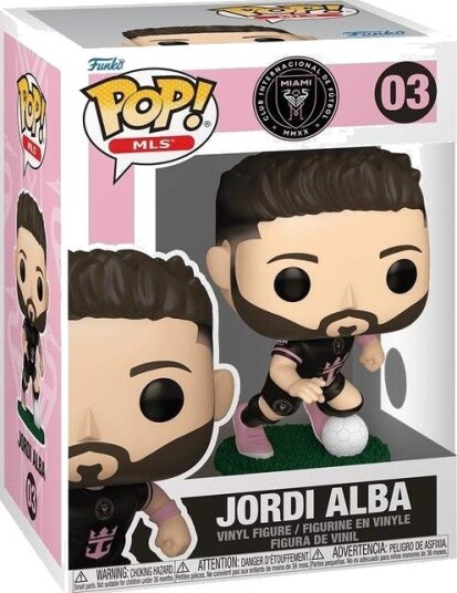 Northix Inter Miami Jordi Alba Funko Pop! Vinylfigur samleobjekt Northix Inter Miami Jordi Alba Funko Pop! Vinylfigur samleobjekt