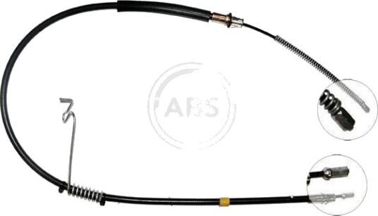 A.B.S. K17887 Tautrekk håndbremse A.B.S. K17887 Tautrekk håndbremse