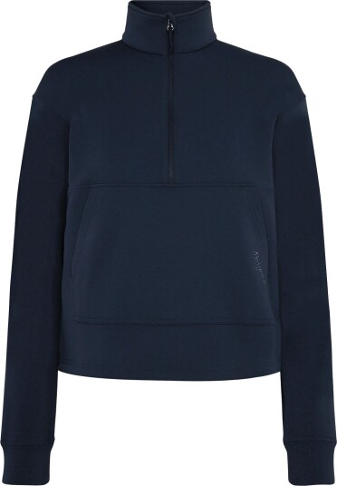 Bergans Midtli Midlayer Cropped Half Zip Women Navy XL