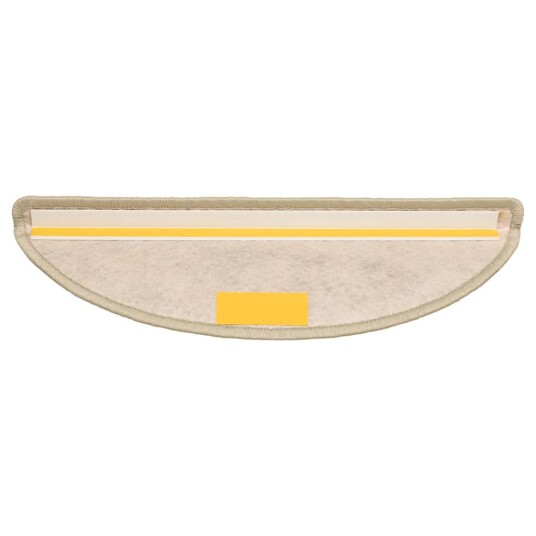 vidaXL Selvklebende trappematter sisal-utseende 15 stk 65x25 cm grå