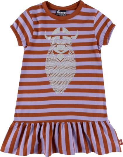 Danefæ Kjole Freja Lilac/Chile Glitter Danefæ 8 år 128 Kjole Lilla Rød Danefæ Kjole Freja Lilac/Chile Glitter Danefæ 8 år 128 Kjole Lilla Rød