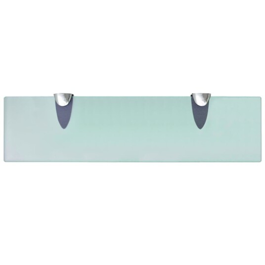 vidaXL Flytende hylle glass 40x10 cm 8 mm