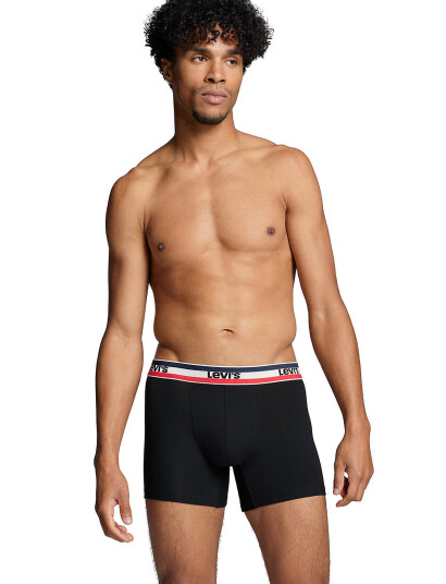 Levi"s® Levis Men Spw Logo Boxer Brief Org  2P   Black   S