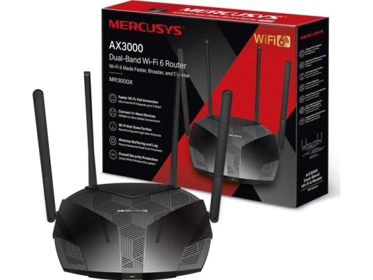 Mercusys MR3000X WiFi 6 ruter Mercusys MR3000X WiFi 6 ruter