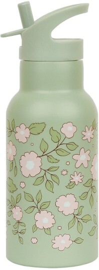 A Little Lovely Company Vannflaske Blomster Salvie 350 ml Grønn