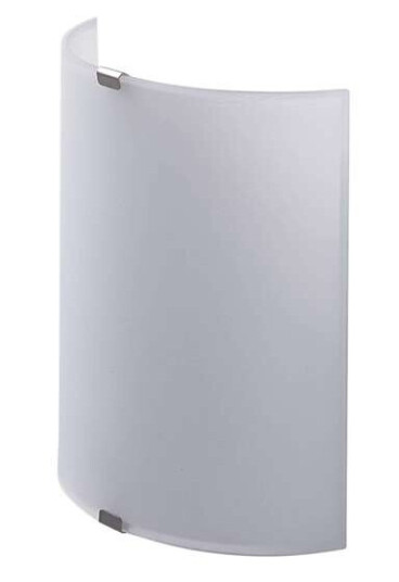 Lindby Halvrund LED-vegglampe Helmi med glasskjerm