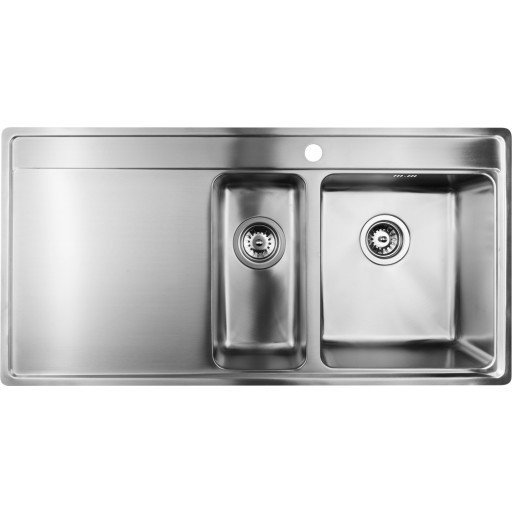 Secher Vejle BK1BA kjøkkenvask 100x50,6 cm rustfritt stål Secher Vejle BK1BA kjøkkenvask 100x50,6 cm rustfritt stål
