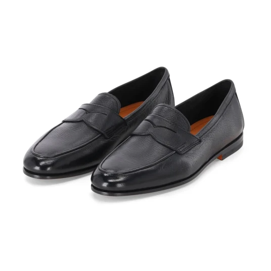 Santoni, Herre, Sko, Svart, 45 EU, Santoni, Herre, Sko, Svart, 45 EU,