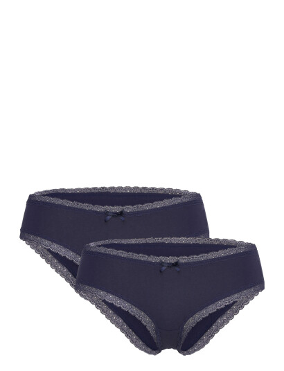 Hunkemöller 2 Pack Georgia   Navy   XS