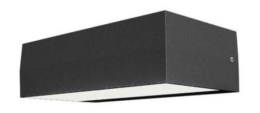 LEDPRO BY NORLUX SUBRA FIRKANTET VEGGLAMPE MØRKEGRÅ 2465-110-7 LEDPRO BY NORLUX SUBRA FIRKANTET VEGGLAMPE MØRKEGRÅ 2465-110-7