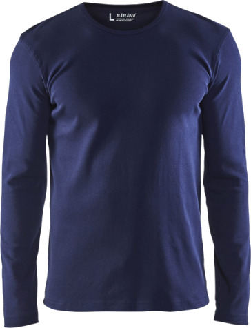 Blåkläder T Skjorte Lang Arm Marineblå 4XL