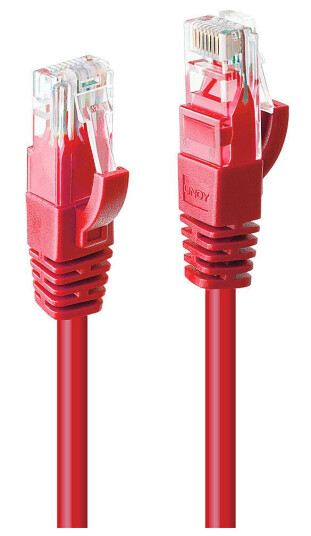 LINDY U/UTP PatchCord Cat6. CU. Red. 10m Factory Sealed