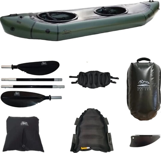 Saimaa Kayaks Packraft Adventure Twin XXL Army Green