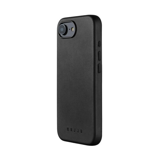Mujjo Skinnetui for iPhone 16e - Magsafe Kompatibel - Svart