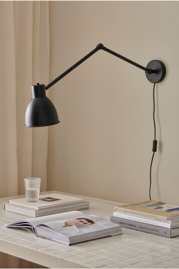 Ellos Home Vegglampe Colin Svart Ellos Home Vegglampe Colin Svart
