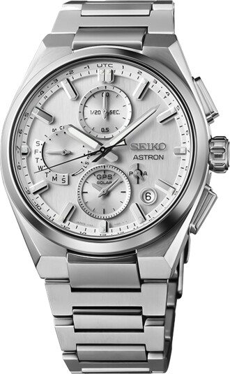 Seiko Herreklokke SSH159J1 Astron Sølvfarget/Titan Ø42 mm Seiko Herreklokke SSH159J1 Astron Sølvfarget/Titan Ø42 mm