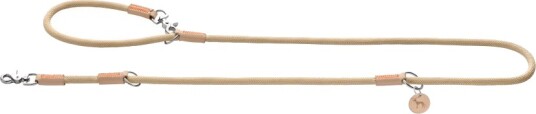 Hunter Justerbart Hundebånd Malia Beige/Natur 200 cm