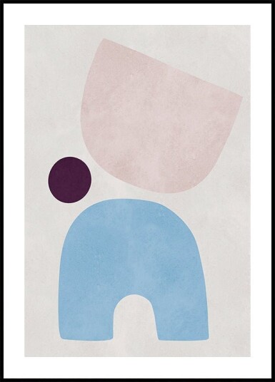 Curved shapes 5 Plakat Plakat / 40x50cm