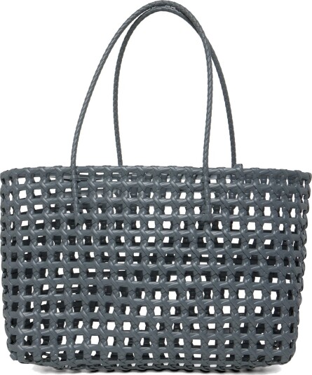 SUI AVA Kaya Woven Tote Big   Grey   ONE SIZE