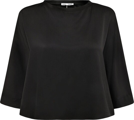 Ahlvar Gallery Thea Silk Tee BLACK S Ahlvar Gallery Thea Silk Tee BLACK S