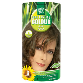 Henna Plus Henna Hårfarge Plus 6 Dark Blond Long Lasting Colour  40 ml