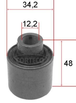 Foring, bærebru/bærearm CORTECO 80000091