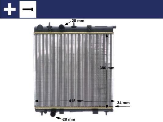 Radiator MAHLE ORIGINAL CR 2036 000S