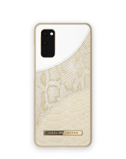 iDeal of Sweden Atelier Case Galaxy S20 Cream Gold Snake