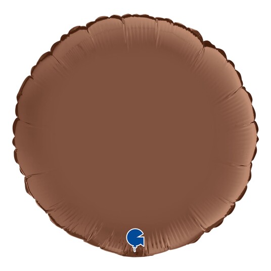 Ballongkungen AB Folieballong Rund Sateng Chocolate