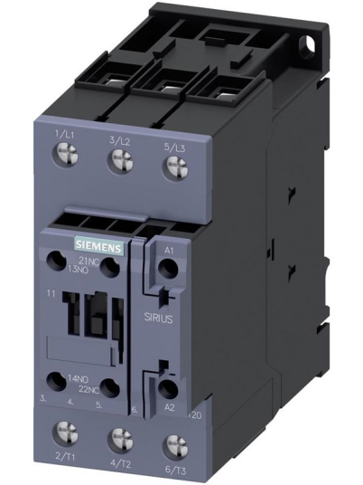 Siemens Contactor.ac3:30kw/400v 1no+1nc 20-33v ac/dc 3p (4011209940604)
