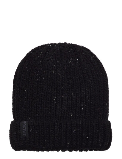 Jack & Jones Jaccliff Nap Beanie Jnr Black L/XL