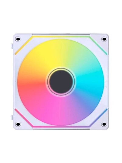 Lian Li 140mm SL-INF Kabinettvifte med RGB-lys - Hvit Lian Li 140mm SL-INF Kabinettvifte med RGB-lys - Hvit