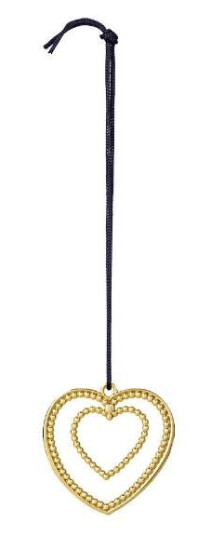 Rosendahl - Karen Blixen kulehjerte H7 cm forgylt