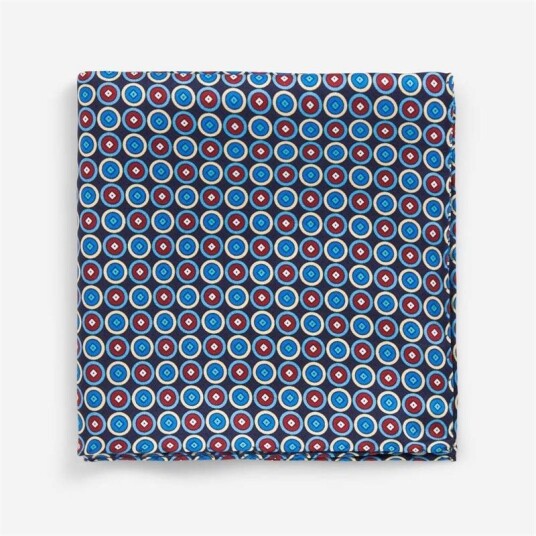 Ferner Jacobsen Hankys Silk - Blue/red