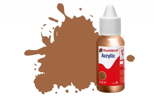 Humbrol Akryl No 171 Antique Bronze - Metallic 14ml Dropper Bottle