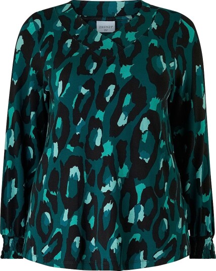 Zhenzi Bluse zhTina 1108 Grønn