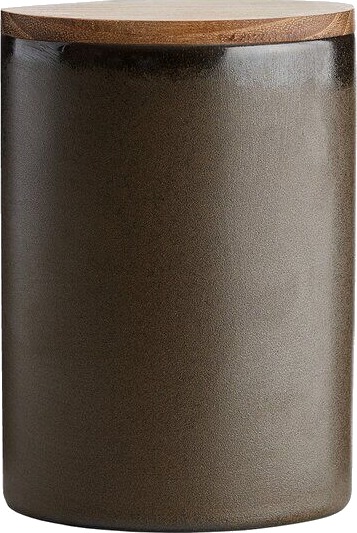 Aida - RAW Metallic Brown redskapskrukke med lokk 15x10 cm teak Aida - RAW Metallic Brown redskapskrukke med lokk 15x10 cm teak