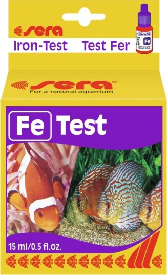 Sera Fe Test Vanntestreagens Jern Fe 0,015 L Hengende Boks Tyskland Sera Fe Test Vanntestreagens Jern Fe 0,015 L Hengende Boks Tyskland
