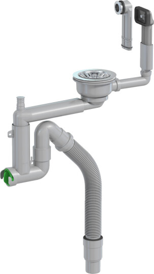 PREVEX SMARTLOC KJØKKENVANNLÅS ENKEL GRÅ 114MM