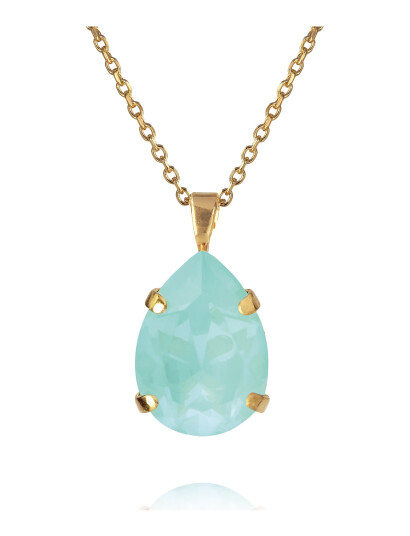 CAROLINE SVEDBOM Mini Drop Necklace |Grön |One Size