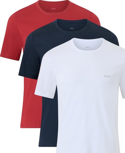 BOSS T skjorte Classic 1023993 3 pakning Rød