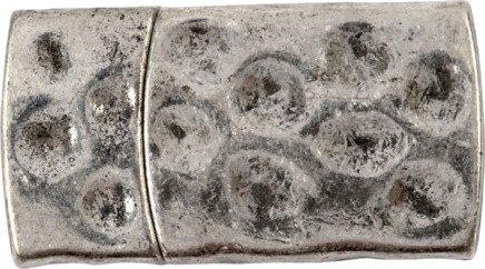 Diverse Magnetlås størrelse 7x29 mm hullstørrelse 3x10 mm antikk sølv 1 stk.