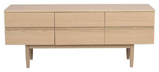 Rowico Home Moresby TV-bord - Hvitpigmentert eik Unoliving 1654610-02-13 1720624-01-0
