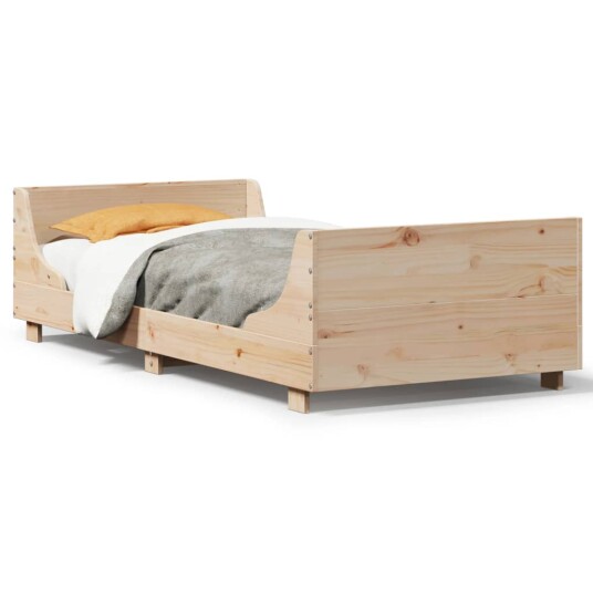 Sengeramme uten madrass 75x190 cm heltre furu 8721102852664 Sengeramme uten madrass 75x190 cm heltre furu 8721102852664