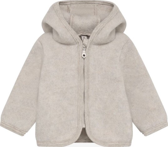 Huttelihut Jacket Ears Wool Fleece Beige 110 Huttelihut Jacket Ears Wool Fleece Beige 110