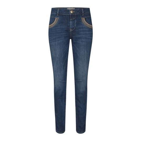 MOS Mosh Dame Jeans Blå W28 MOS Mosh Dame Jeans Blå W28