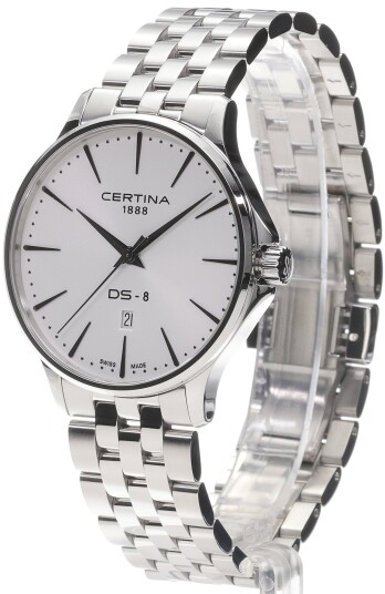 Certina Herreklokke C045.410.11.011.00 Ds 8 Sølvfarget/Stål Ø40 mm