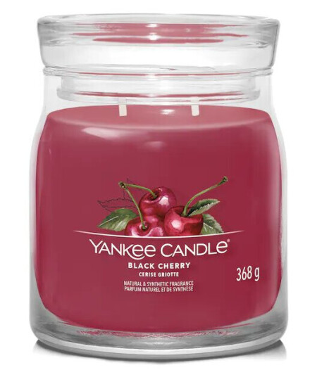 Yankee Candle Signature Medium Black Cherry 368 g Duftlys