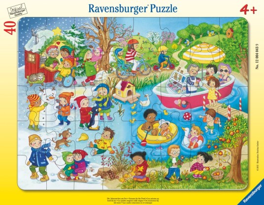 Puslespill 40 Årstidene Ravensburger Puslespill 40 Årstidene Ravensburger