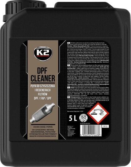 K2 W155 Rengjøring sot- / partikkelfilter K2 W155 Rengjøring sot- / partikkelfilter